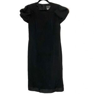 MaxMara Shift Dress‎ Sculptural Sleeve Silk Blend 10